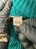 Misia 100% Acrylic Teal Turtleneck Sweater Size L - photo 8