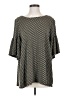 bryn WALKER Gray 3/4 Sleeve Blouse Size S - photo 1