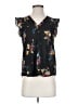 Timing 100% Polyester Black Sleeveless Blouse Size S - photo 1