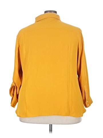Tommy Hilfiger 3/4 Sleeve Button-Down Shirt (view 2)