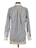Everlane 100% Cotton Stripes Blue Long Sleeve Button-Down Shirt Size 4 - photo 2