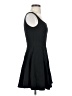 Aqua Solid Black Cocktail Dress Size XS - photo 4