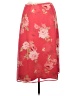 Emma James Floral Red Casual Skirt Size 16 Petite - photo 1