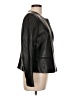 Talbots 100% Leather Black Leather Jacket Size 10 - photo 4