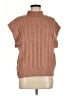 Cupcakes & Cashmere Brown Sweater Vest Size M - photo 1