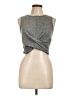 Zobha Gray Sleeveless T-Shirt Size L - photo 1
