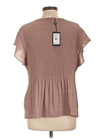 Adrianna Papell Short Sleeve Blouse (view 2)