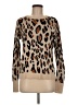 A New Day Animal Print Tan Pullover Sweater Size M - photo 1