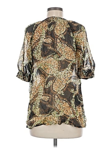 Gibson Short Sleeve Silk Top (view 2)