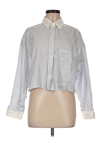 WAYF Long Sleeve Button-Down Shirt (view 1)