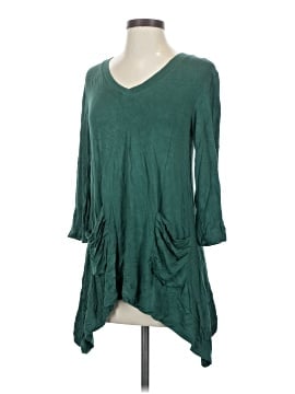 LOGO by Lori Goldstein 3/4 Sleeve Top (view 1)
