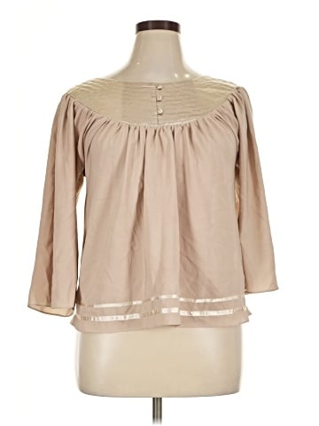 BCBGMAXAZRIA 3/4 Sleeve Blouse (view 1)