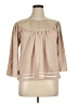 BCBGMAXAZRIA Tan 3/4 Sleeve Blouse Size XL - photo 1