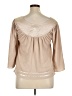 BCBGMAXAZRIA Tan 3/4 Sleeve Blouse Size XL - photo 2