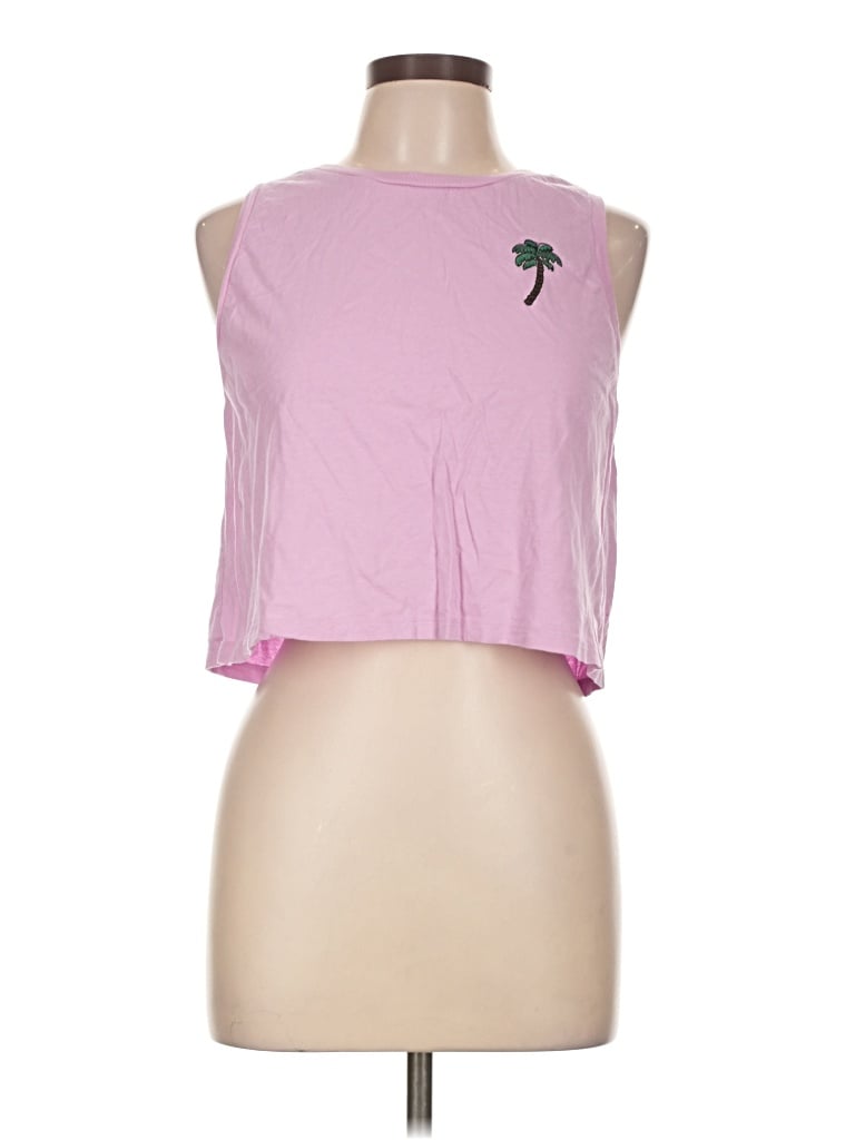 Pre-owned Forever 21 Sleeveless T-shirt In Pink