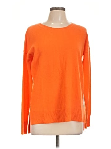 Aqua Cashmere Pullover Sweater (view 1)