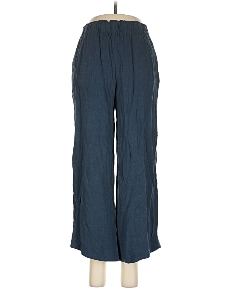 Pre-owned Automet Linen Pants In Blue