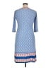 Donna Morgan Print Blue Casual Dress Size 14 - photo 2
