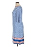 Donna Morgan Print Blue Casual Dress Size 14 - photo 5