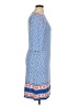 Donna Morgan Print Blue Casual Dress Size 14 - photo 4
