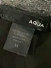 Aqua Solid Black Cocktail Dress Size M - photo 7