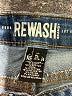 Rewash 100% Cotton Stars Blue Denim Shorts Size 5 - photo 3
