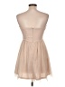 BCBGeneration 100% Polyester Tan Cocktail Dress Size L - photo 2