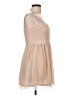 BCBGeneration 100% Polyester Tan Cocktail Dress Size L - photo 4