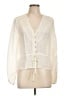 Veronica Beard Ivory Long Sleeve Blouse Size 10 - photo 1