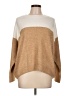 Vince Camuto Color Block Tan Pullover Sweater Size L - photo 1