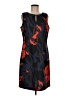 Taylor Graphic Blue Cocktail Dress Size 12 - photo 1