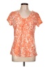 Merona Orange Short Sleeve Top Size L - photo 1