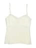 BLACK IRIS 100% Silk Ivory Sleeveless Silk Top Size 00 - photo 1