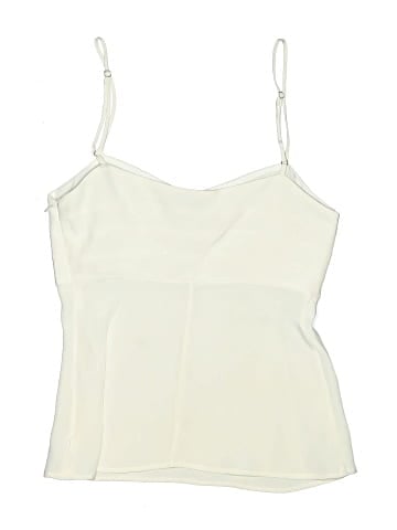 BLACK IRIS Sleeveless Silk Top (view 2)