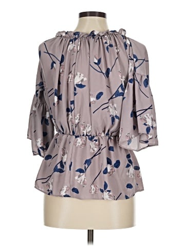 Say What? 3/4 Sleeve Blouse (view 2)