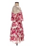 Just Fab 100% Polyester Floral Pink Cocktail Dress Size S - photo 4