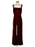 BCBG Paris Solid Burgundy Jumpsuit Size S - photo 1