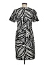 Ann Taylor Graphic Black Casual Dress Size 6 - photo 2
