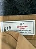 Gap 100% Cotton Solid Tan Khakis Size 16 (tall) - photo 4
