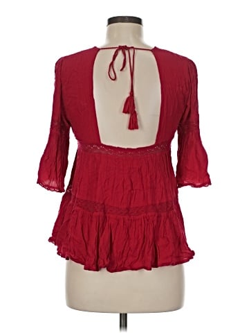 Altar'd State 3/4 Sleeve Blouse (view 2)