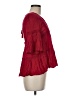 Altar'd State 100% Rayon Red 3/4 Sleeve Blouse Size M - photo 4