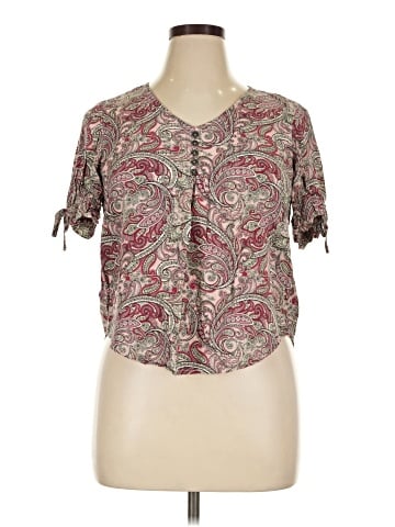 Skye's The Limit Short Sleeve Blouse (view 1)