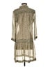 IKKS Paisley Tan Casual Dress Size S (estimated) - photo 2