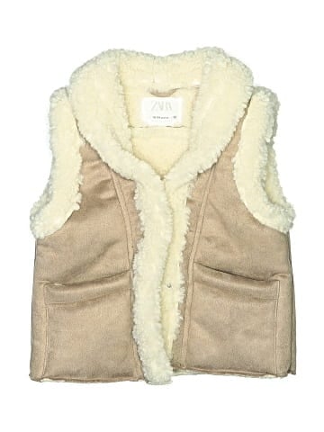 Zara Baby Faux Fur Vest (view 1)