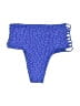 tini bikini Animal Print Blue Swimsuit Bottoms Size S - photo 2