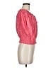 Saylor Pink Short Sleeve Blouse Size M - photo 4