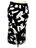 ELOQUII Graphic Black Formal Skirt Size 18 Plus - photo 1