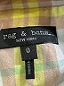 Rag & Bone 100% Cotton Plaid Yellow Blazer Size 0 - photo 6