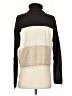 AVALIN 100% Cotton Color Block Black Turtleneck Sweater Size S - photo 2
