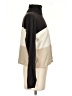 AVALIN 100% Cotton Color Block Black Turtleneck Sweater Size S - photo 4